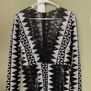 Sexy Sequin Midi Dress